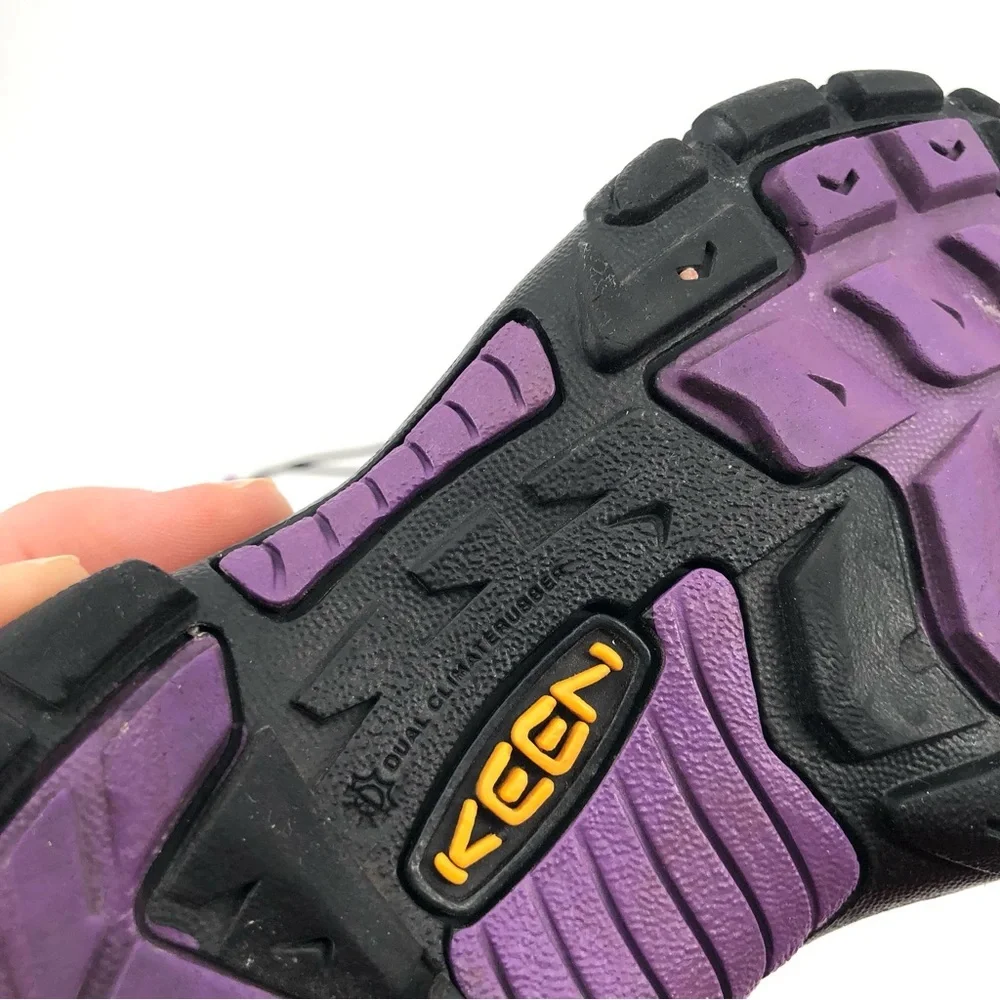 KEEN Breckenridge Snow Boots Winter Warm Insulated Purple 12 Kids Outdoor Girls